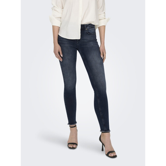 Only Onlblush life mid sk ank raw rea409 blue denim 4101.35.0147 large