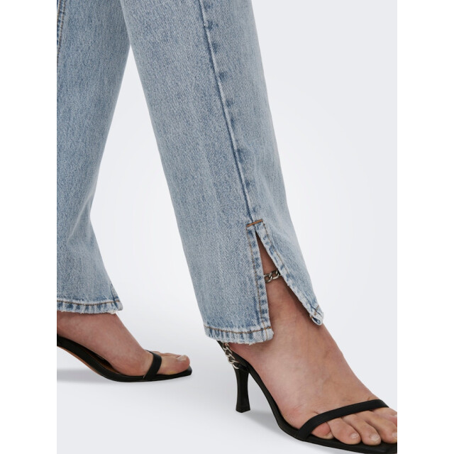 Only Onlbillie ex hw straight slit jns d blue denim 4103.35.0073 large