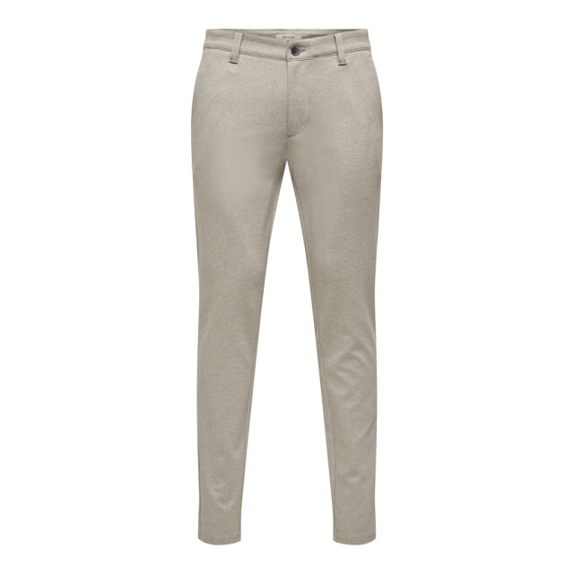 Only & Sons Onsmark slim tap 0209 melange pant taupe 5109.77.0010 large