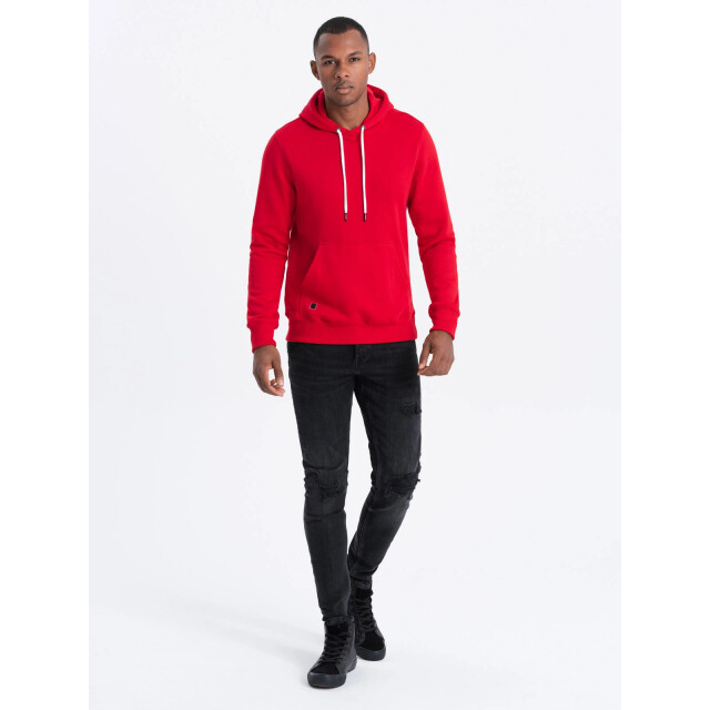 Ombre heren hoodie rood brick basic 9253-B979 large