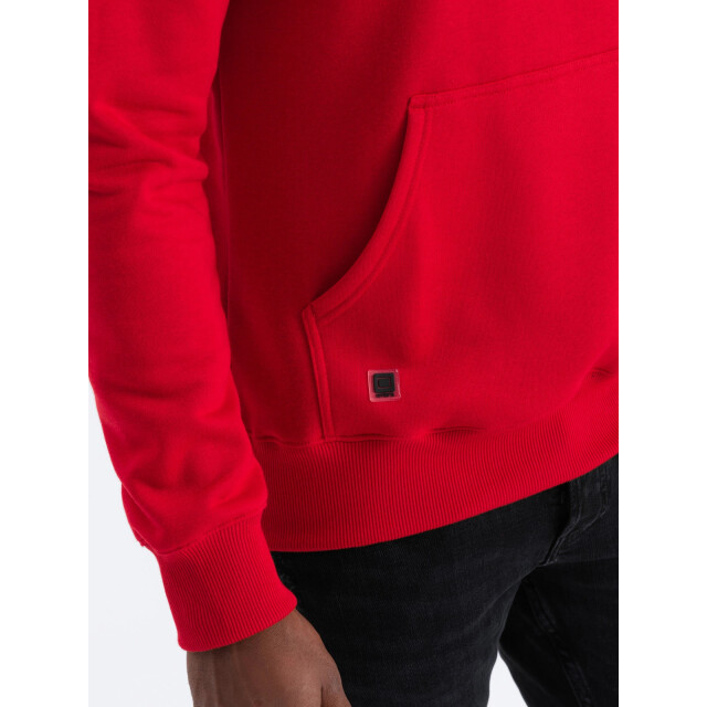 Ombre heren hoodie rood brick basic 9253-B979 large