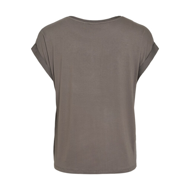 Vila Viellette ss satin top noos taupe 4382.77.0008 large