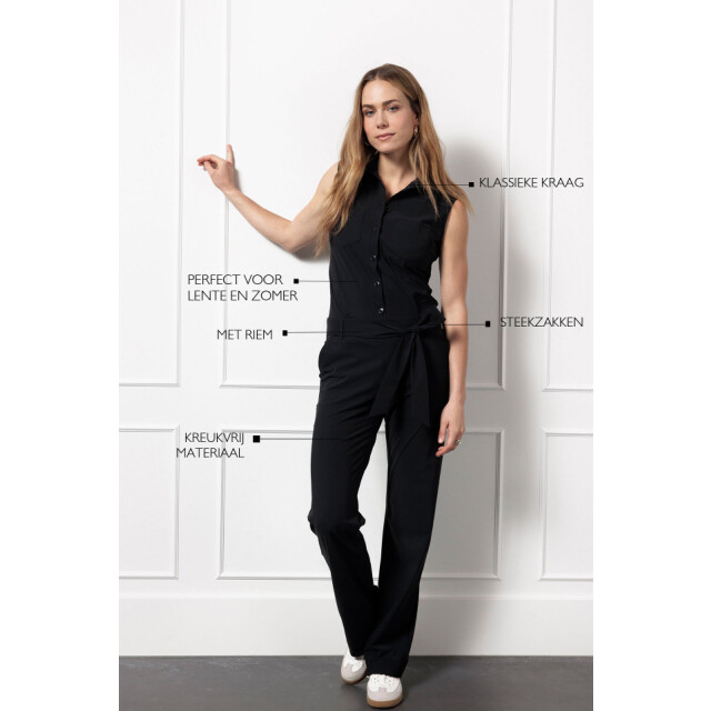 Studio Anneloes angel sls jumpsuit 94772 9000 black 06357.990.0010 large