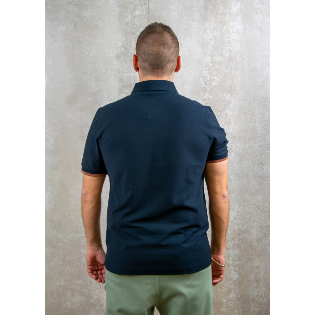Fred Perry Crepe pique zip neck shirt 110.30.0641 large