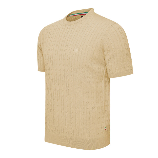 Cappuccino Italia Loreto cable knit tee CAP-LORETO-SAN-XXL large