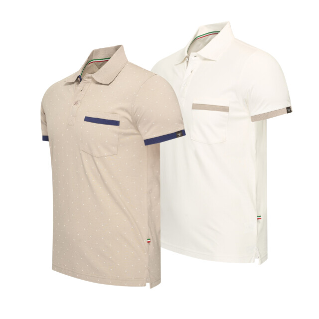 Cappuccino Italia Todi 2-pack polo CAP-TODI-TAU-L large