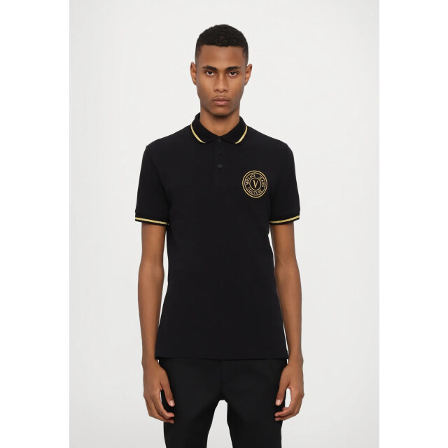 Versace Jeans Versace jeans couture embro polo gold slim fit 158219166 large Versace Jeans Versace jeans couture embro polo gold slim fit 158219166 large