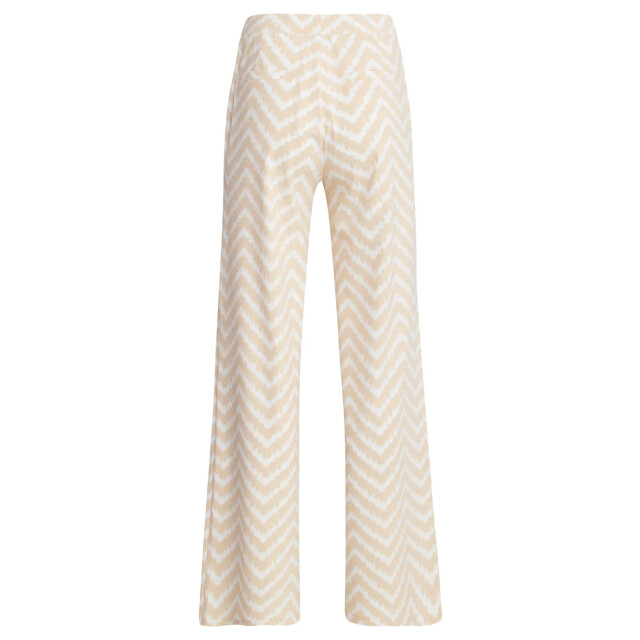Smashed Lemon 25234 wide leg travel broek met zigzag print | 8720331344056 large