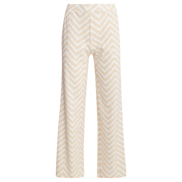 Smashed Lemon 25234 wide leg travel broek met zigzag print | 8720331344056 large