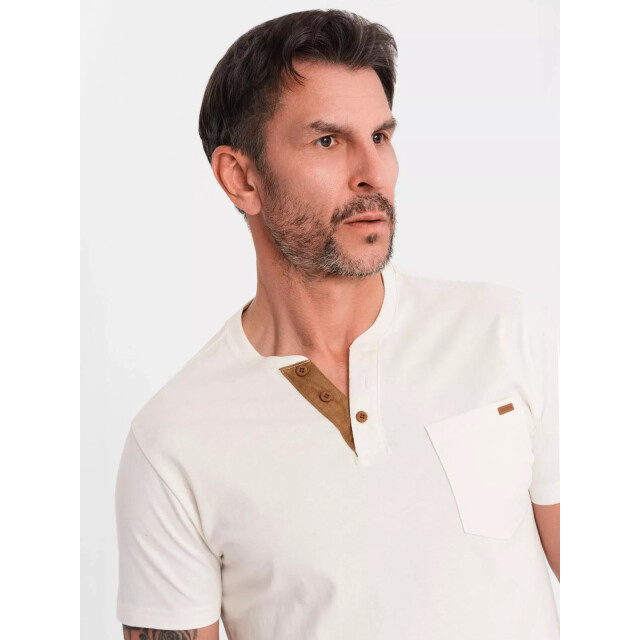 Ombre Italian style poloshirt heren suéde - italianstyle OM-0206-1 large