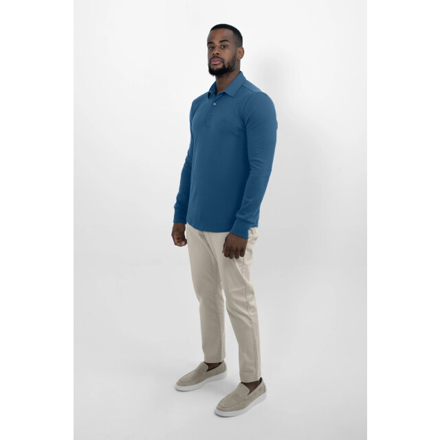 Vercate Strijkvrij poloshirt royal blue PC-PS-BL-3 large