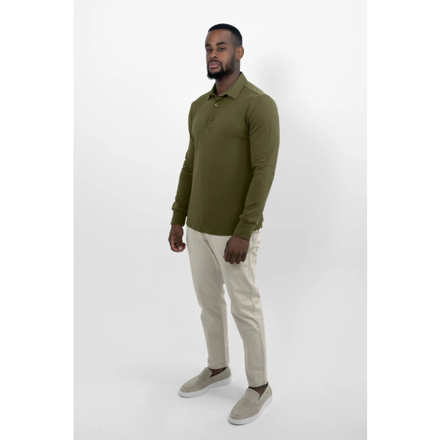 Vercate Strijkvrij poloshirt olijfgroen PC-PS-OL-3 large