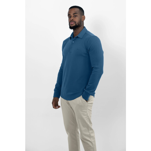 Vercate Strijkvrij poloshirt royal blue PC-PS-BL-3 large