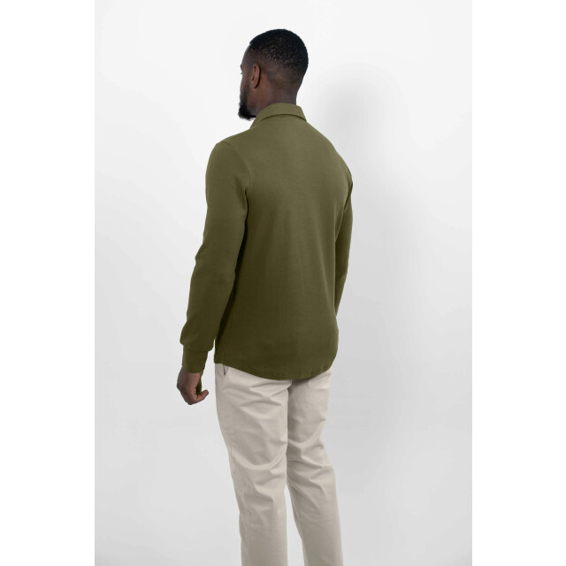 Vercate Strijkvrij poloshirt olijfgroen PC-PS-OL-3 large