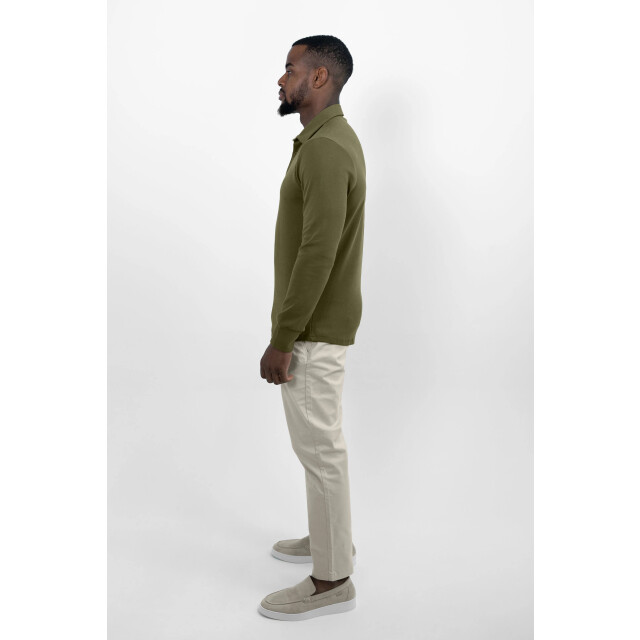 Vercate Strijkvrij poloshirt olijfgroen PC-PS-OL-3 large