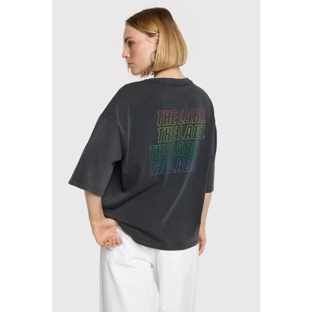 Alix The Label Print t-shirt antraciet 4339.85.0002 large