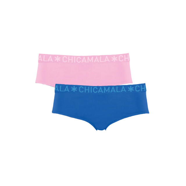 Muchachomalo Meisjes 2-pack hipster effen SOLID1252-50J large