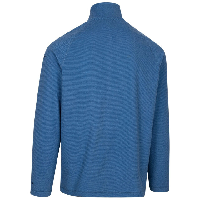 Trespass Heren keynote anti pluis 1/4 rits fleece vest UTTP4242_harbourblue large
