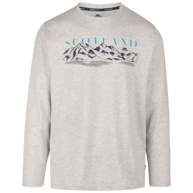 Trespass Heren paral bedrukt t-shirt UTTP6372_greymarl large