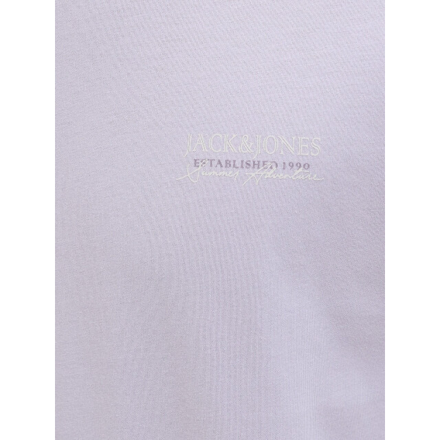Jack & Jones Heren t-shirt jjsummer ronde hals 12269372-Languid Lavender large