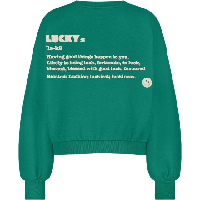 By-Bar Amsterdam Bibi dictionary big sweater peackock green 25518907-427 large By-Bar Amsterdam Bibi dictionary big sweater peackock green 25518907-427 large