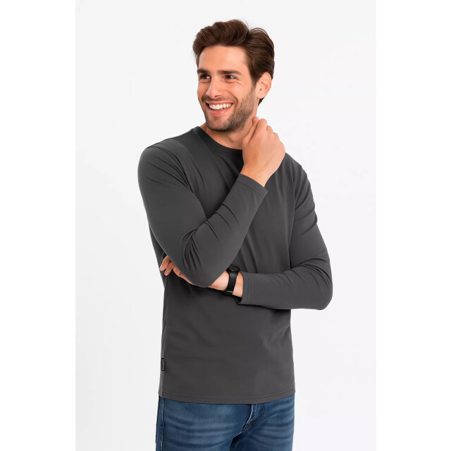 Ombre Longsleeve heren antraciet udine OM-0106-V6 large