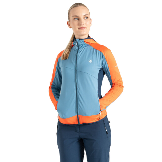 Dare2b Dames traversing core stretch midlayer UTRG9945_niagarabluesatsuma large