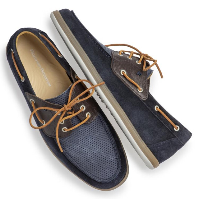Floris van Bommel SFM-30299 Veterschoenen Blauw SFM-30299 large