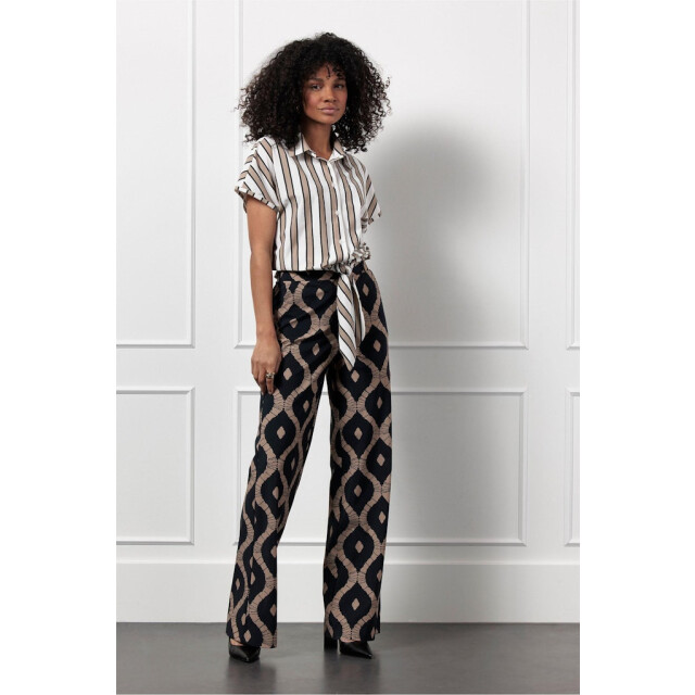Studio Anneloes Lena stripe blouse ecru dessin 4319.08.0001 large