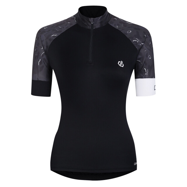 Dare2b Dames follow through fietstrui met luipaardprint UTRG8673_blackblack large