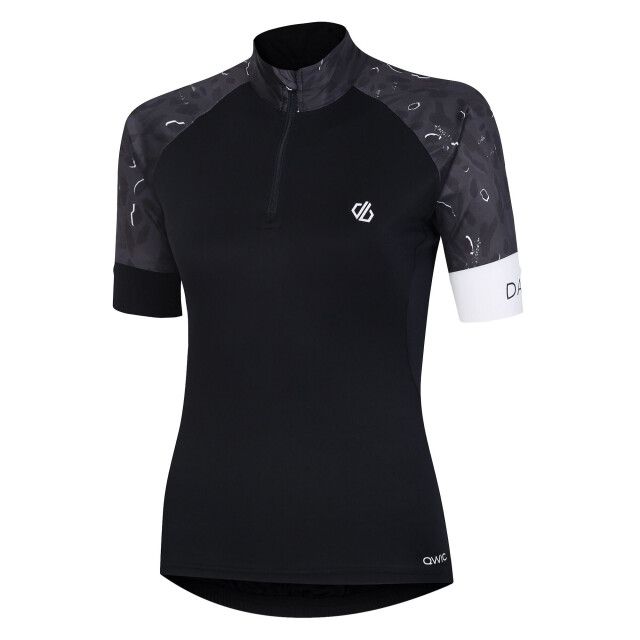 Dare2b Dames follow through fietstrui met luipaardprint UTRG8673_blackblack large