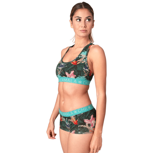 Muchachomalo Dames 2-pack boxershorts U-PIXELBIRD1215-01 large
