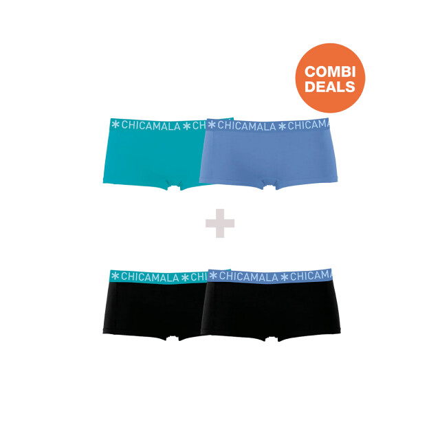Muchachomalo Meisjes 2+2-pack boxershorts CDSOL1215-19J large