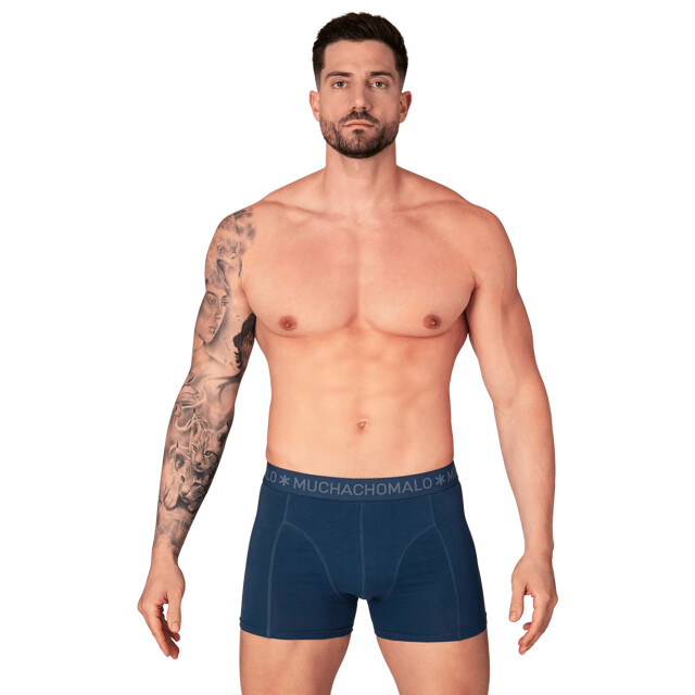 Muchachomalo Heren 2-pack boxershorts U-SOLID1010-1223 large