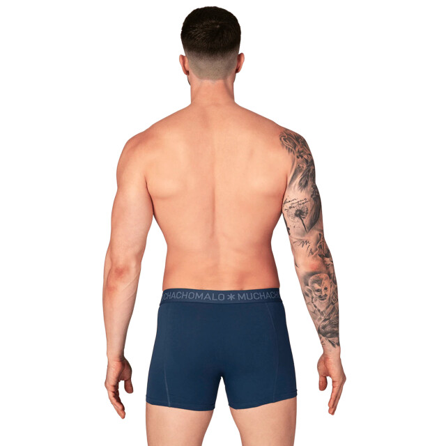 Muchachomalo Heren 2-pack boxershorts U-SOLID1010-1223 large