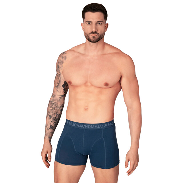 Muchachomalo Heren 2-pack boxershorts U-SOLID1010-1223 large