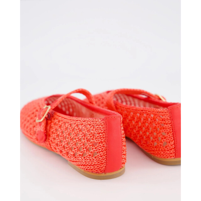 Gibaldi Dames raffia ballerina YTA041-RED large