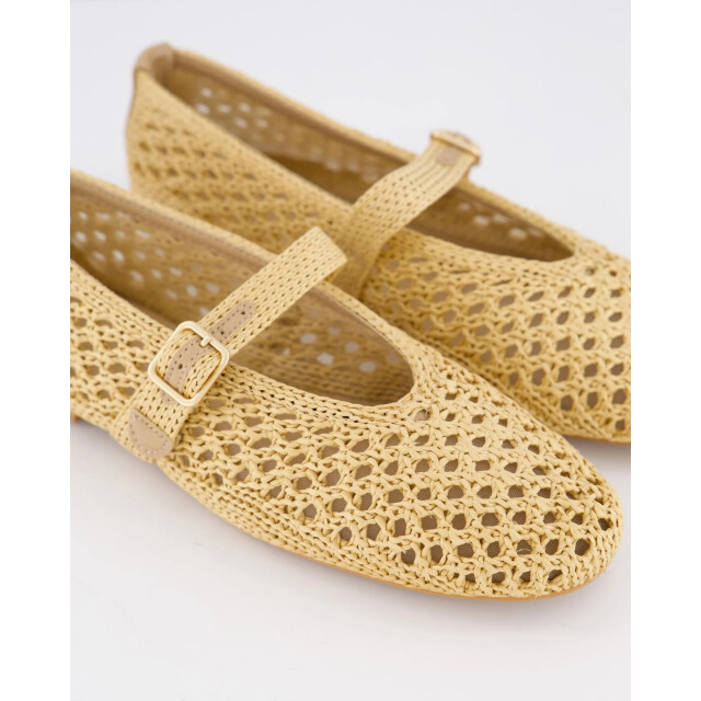 Gibaldi Dames raffia ballerina YTA041-Natural large