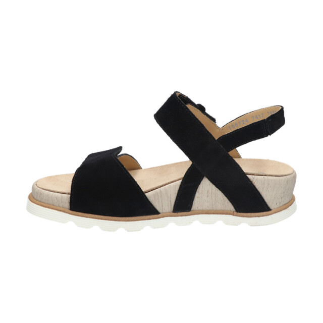 Durea 7417 792 7448 E Sandalen Zwart 7417 792 7448 E large
