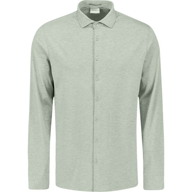 No Excess Shirt jersey melange stretch mint 27410180-058 large