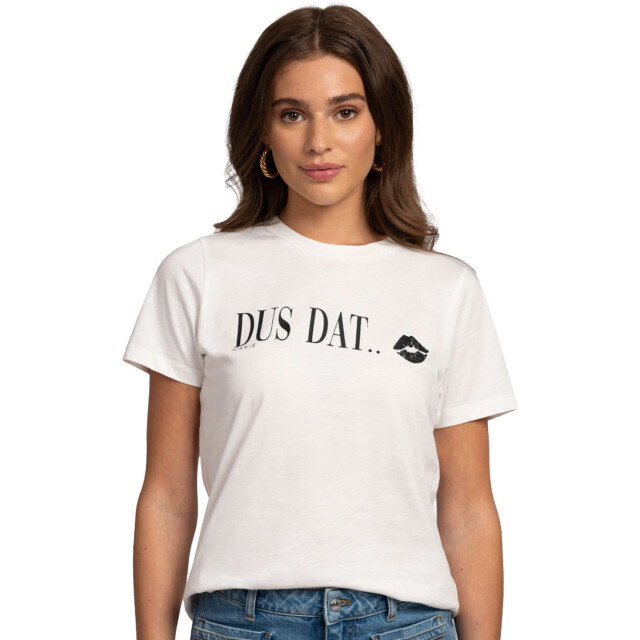 Nikkie Dus dat t-shirt star white N 6-440 2504 1027 large