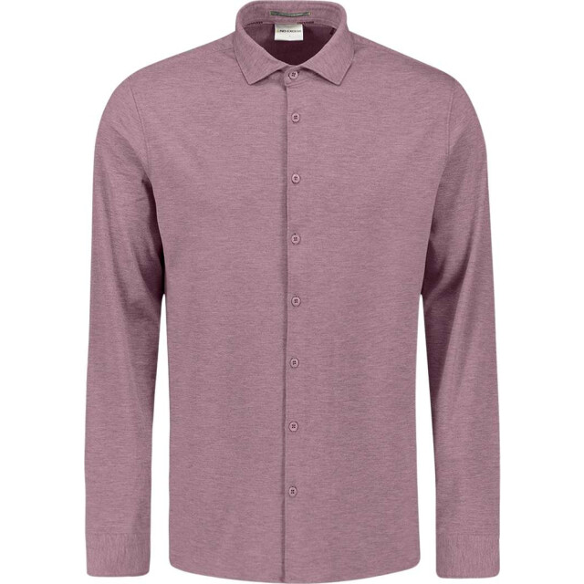 No Excess Shirt jersey melange stretch mauve 27410180-146 large