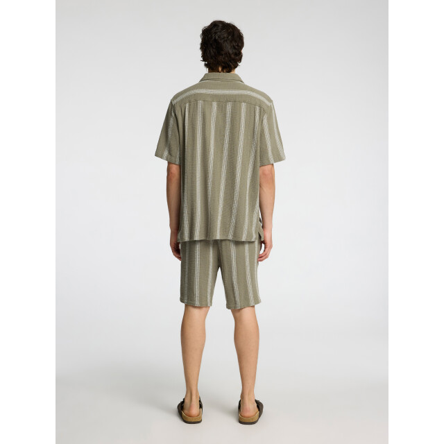Selected Sal relax fit overhemd vetiver 16089552-VET-M large
