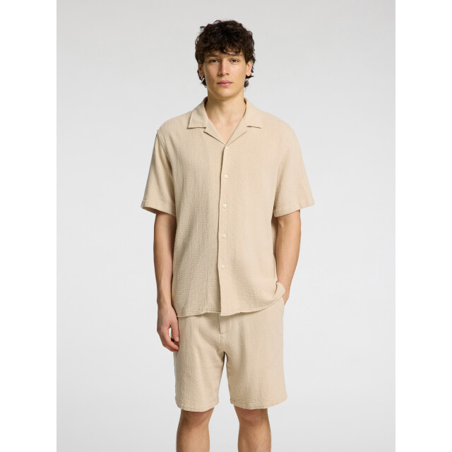 Selected Sal relax fit overhemd oatmeal 16089552-OAT-XL large