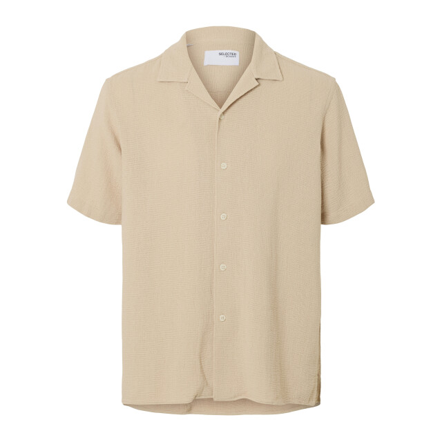 Selected Sal relax fit overhemd oatmeal 16089552-OAT-XL large