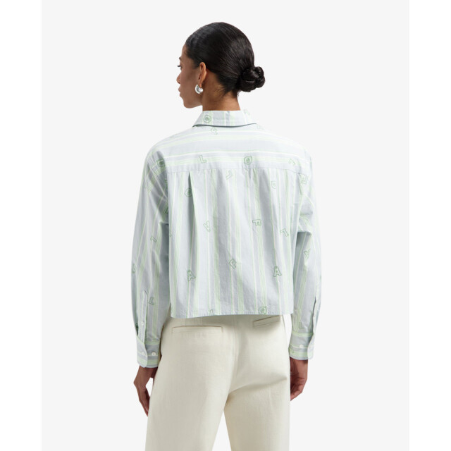 Olaf Hussein Blouses & tunieken w200308 logo stripe blauw 80015678 large