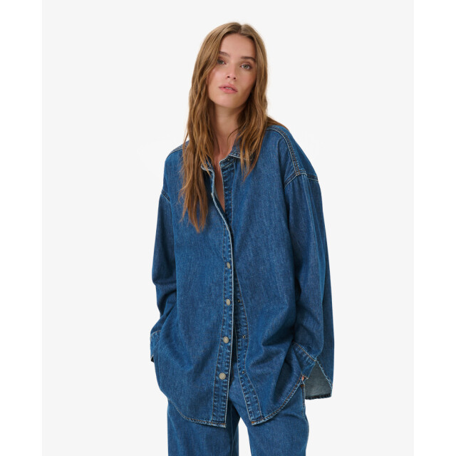 My Essential Wardrobe Blouses & tunieken hilma shirt blauw 80016919 large