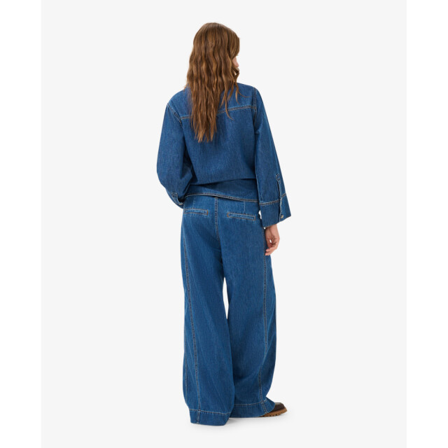 My Essential Wardrobe Broeken hilma wide pants blauw 80016904 large