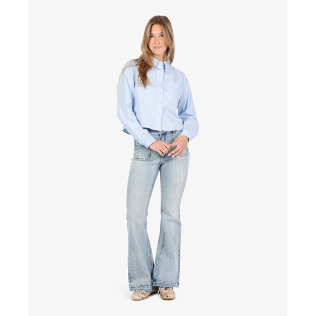 My Essential Wardrobe Broeken dango bootcut jeans blauw 80016900 large