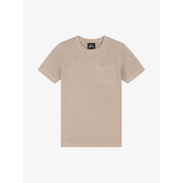 Malelions Jongens t-shirt signature towelling MJ2-SS25-01-336 large